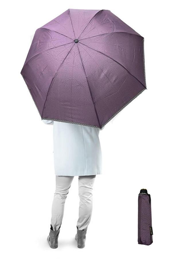 Marlux Modern Çizgi Desenli Yarasa Model 8 Telli Rüzgara Dayanıklı Manuel Şemsiye 391R03 - Image 1