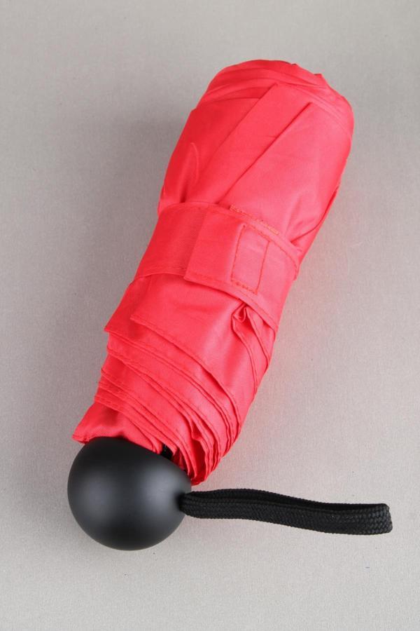 Marlux Mini Süper Çantalı Fermuarlı Kılıflı Rüzgar Koruma 8 Fiber Telli Şemsiye Kırmızı 214ML Kapsül Şemsiye - Image 1