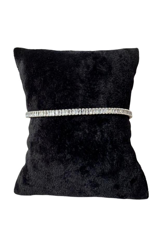 Uretti - Melik 9215 1200 Su Yolu Taşlı Bileklik Paslanmaz Çelik Ayarlanabilir Bileklik - Image 1