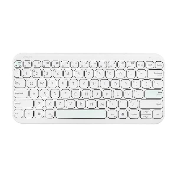 ASUS Marshmallow KW100 Beyaz Kablosuz Türkçe Mac Uyumlu Klavye - Image 1