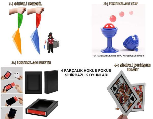 Sihirbazlık Seti – Hokus Pokus Sihirli Numara Seti - Image 1