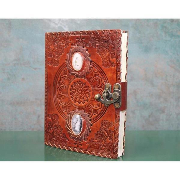 Taşlı Deri Defter - Image 1