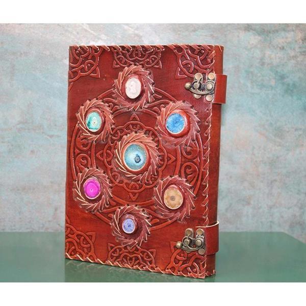 Taşlı Deri Defter - Image 1