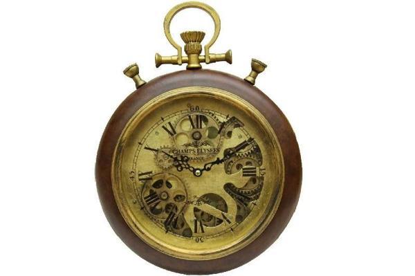 Saat Çarklı Köstek Modeli Duvar Saati Dekoratif Hediyelik - Image 1