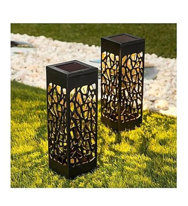 Dekoratif Solar Güneş Enerjili Bahçe Aydınlatması Yürüyüş Yolu Seti ( 6 Adet ) - Image 1