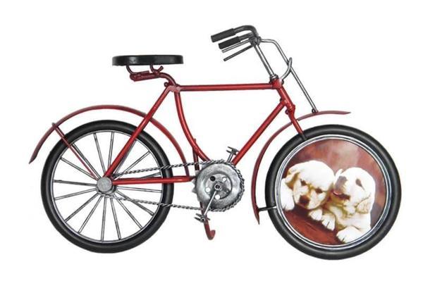 Dekoratif Metal Bisiklet Çerçeveli Vintage Dekoratif Hediyelik - Image 1