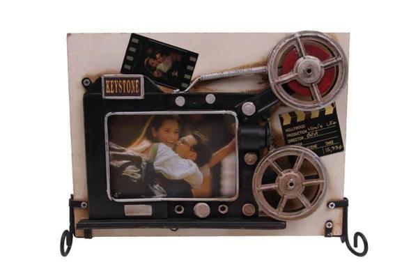 Dekoratif Metal Çerçeve Sinema Projektörü Dekorlu Hediyelik - Image 1