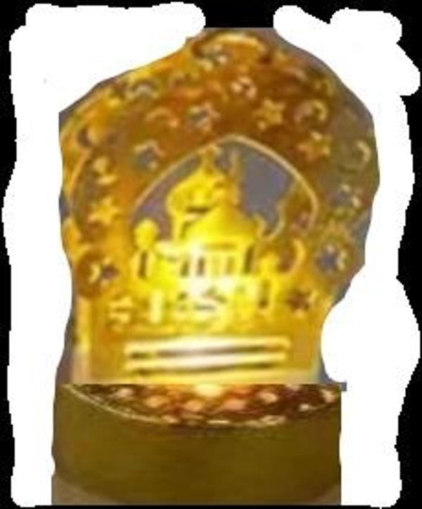 Ayaklı Led Işık Gold Renk Gün Işığı MZ6200-234 - Image 1