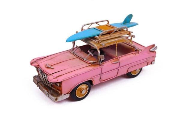 Dekoratif Metal Araba Çerçeveli Biblo Dekoratif Hediyelik - Image 1