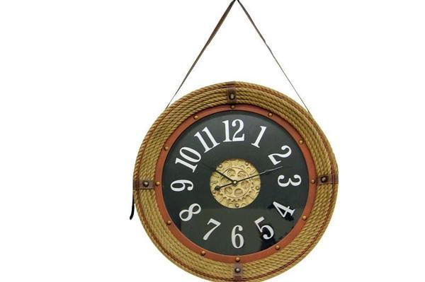 Saat Çarklı Askılı Duvar Saati Dekoratif Ev Ofis Hediyelik - Image 1