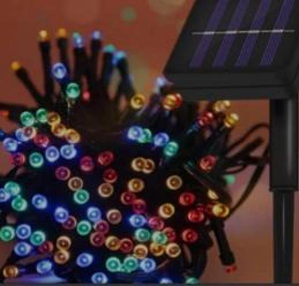 11m 100 Led RGB SOLAR - Image 1