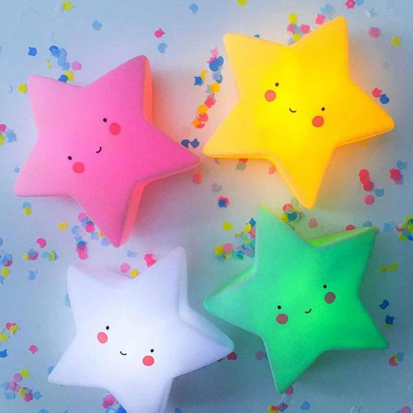 Gülen Yıldız Tasarımlı Led Işıklı Masa Lambası - Image 1