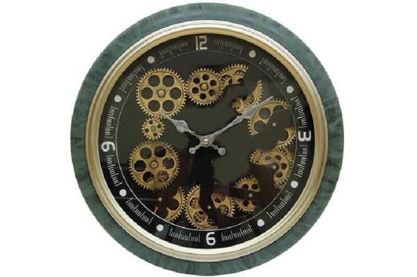 Saat Çarklı Duvar Saati Dekoratif Ev Ofis Hediyelik - Image 1