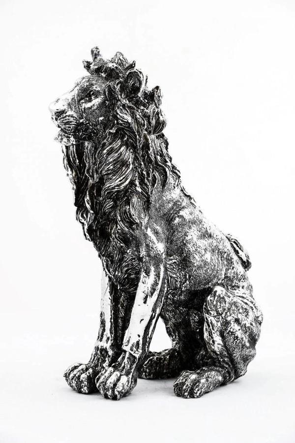 Polyester Dekoratif Aslan Biblo 38 Cm Dekoratif Hediyelik - Image 1