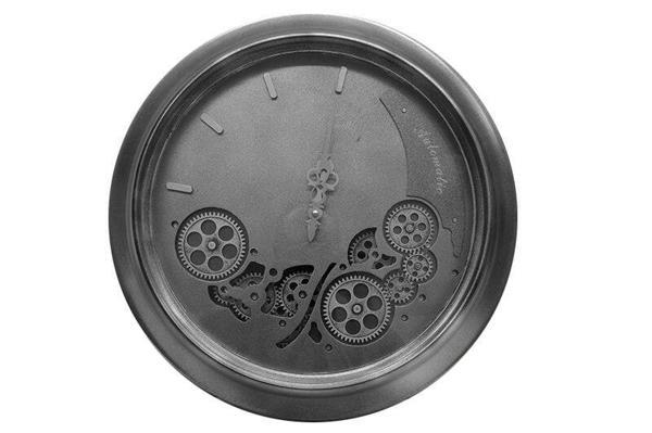 Saat Çarklı Yuvarlak Duvar Saati Dekoratif Hediyelik - Image 1