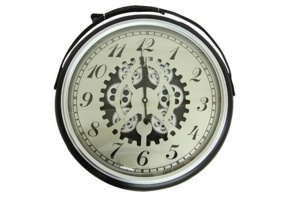 Saat Çarklı Askılı Duvar Saati Dekoratif Ev Ofis Hediyelik - Image 1