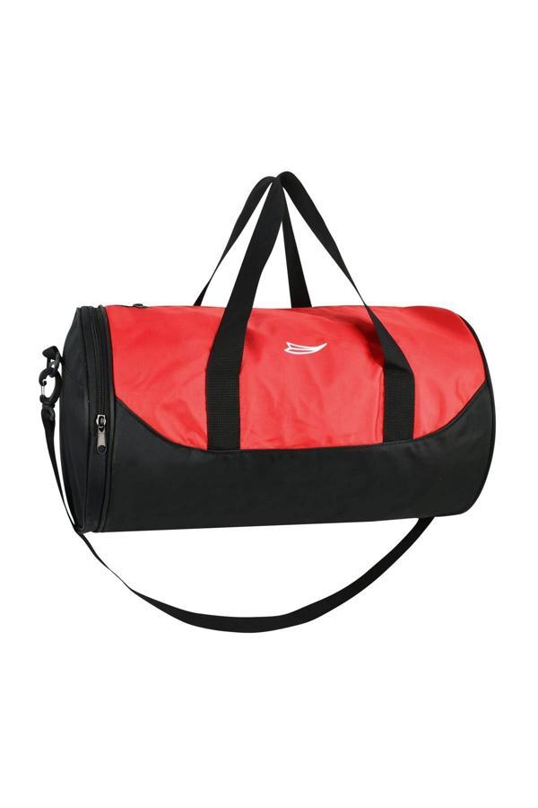 Silindir Spor Çanta El Valizi Kırmızı - Image 1