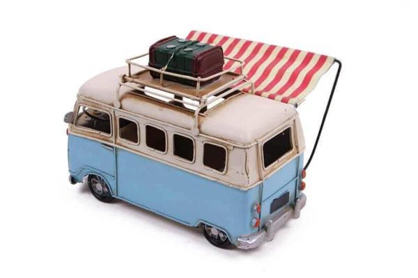 Dekoratif Metal Minibüs Çerçeveli, Kalemlik Tenteli - Image 1