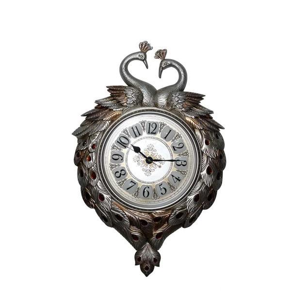 Duvara Asmalı Tavuskuşu Saat Dekoratif Hediyelik - Image 1