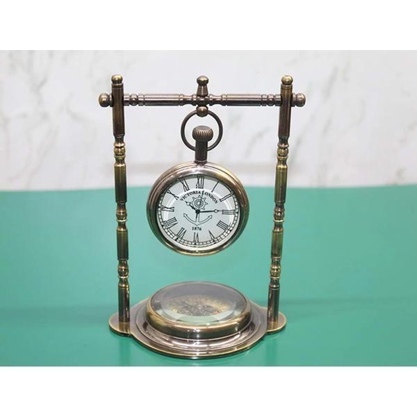 Pirinç Masa Üstü Saat - Image 1