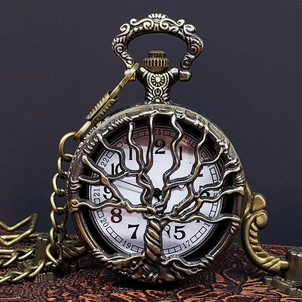 Hayat Ağaçı Tasarımlı Köstekli Saat - Image 1