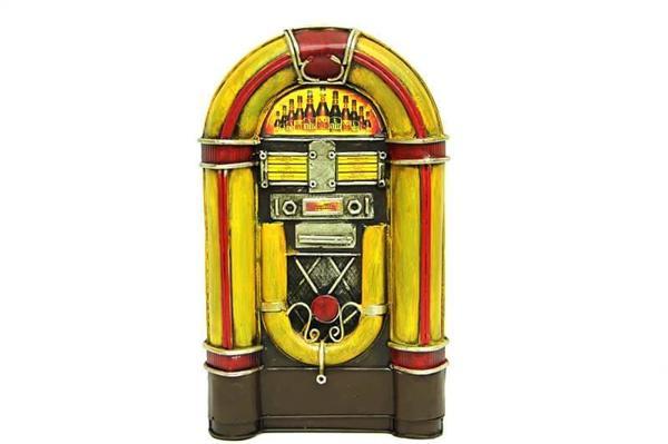 Dekoratif Metal Müzik Kutusu Kumbara Vintage Hediyelik - Image 1