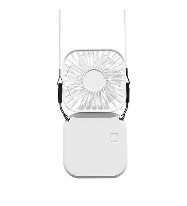 El Fanı Mini Masaüstü Ve Boyun Askılı Fan Portatif Şarjlı 3 Kademeli Vantilatör Soğutucu - Image 1