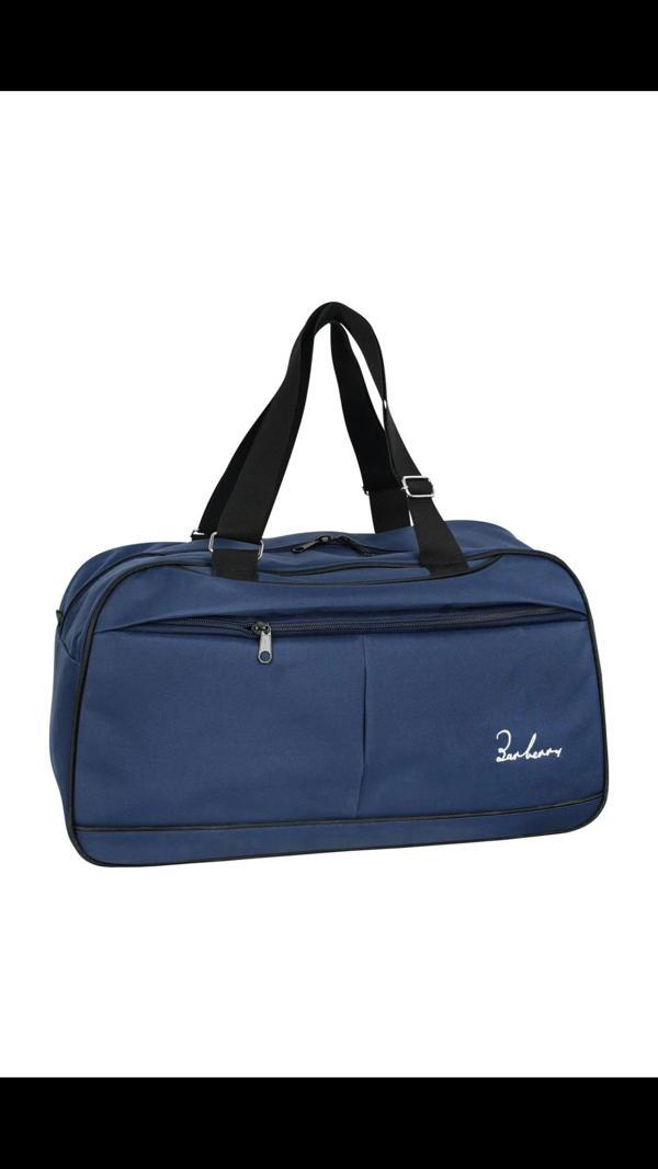 Askılıklı Spor El Valizi Büyük El Çantası Mavi - Image 1