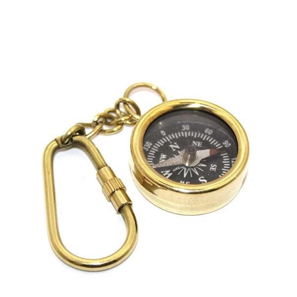 Pirinç Pusula Anahtarlık - Image 1