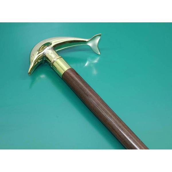 Pirinç Yunus Balıklı Baston - Image 1