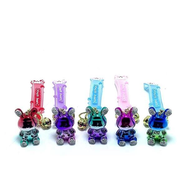 Taşlı Ayıcık Silikon Anahtarlık - Image 1