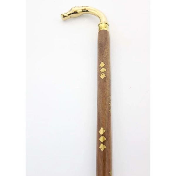 Pirinç At Büstü Baston - Image 1