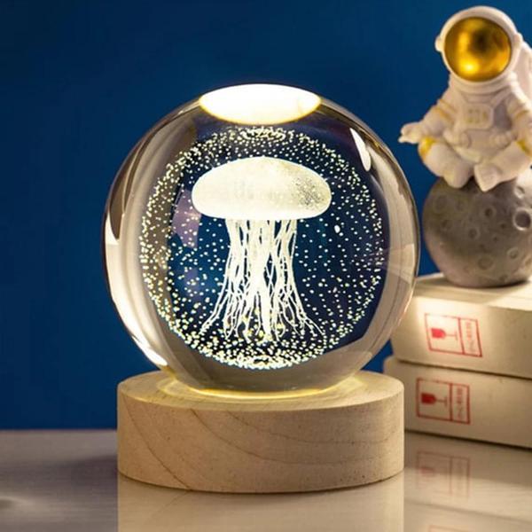 Deniz Anası Işıklı Cam Küre - Image 1