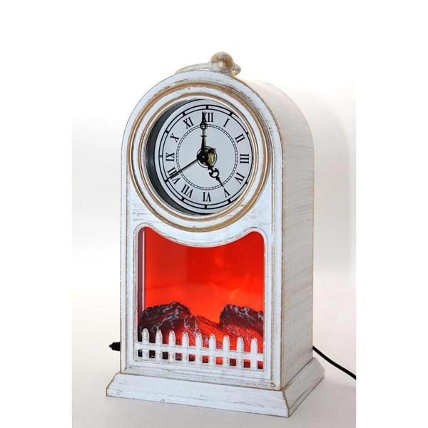 Led Işıklı Saatli Şömine - Image 1