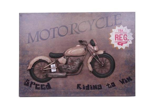 Motorsiklet Tablo Pano Dekoratif Hediyelik - Image 1
