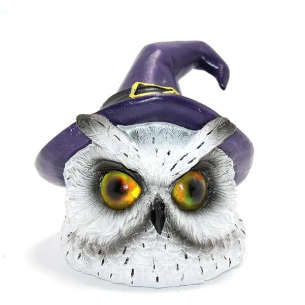 Polyester Baykuş Ledli Biblo - Image 1