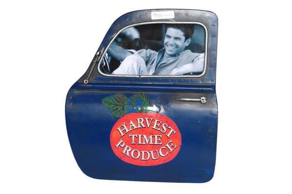 Dekoratif Metal Çerçeve Araba Kapısı Temalı Dekoratif Hediyelik - Image 1