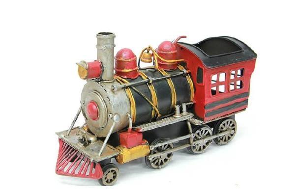 Dekoratif Metal Lokomotif Kalemlik - Image 1