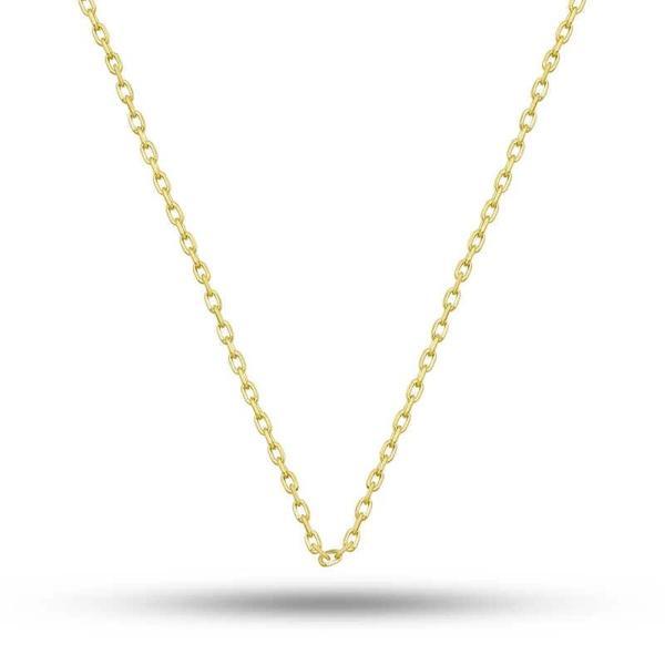 Gümüş Gold 0.30 Mikron 50 Cm Forse Kadın Zincir - Image 1