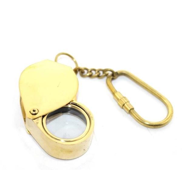 Pirinç Büyüteç Anahtarlık - Image 1