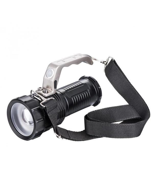 Projektör Modeli Zoomlu Şarjlı El Feneri - Image 1