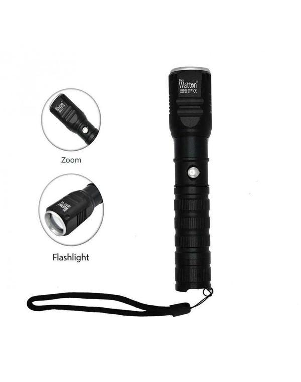 Şarjlı Pilli Zoomlu El Feneri - Image 1