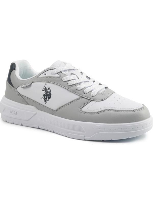 U.S.POLO ASSN REKE 5PR BEYAZ COMFORT CASUAL ANATOMİK SPOR AYAKKABISI - Image 1