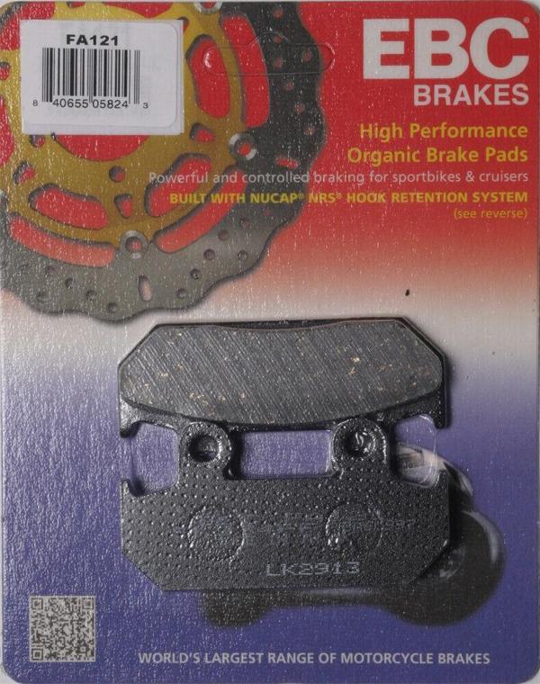 Ebc Fa121 1990-1993 Honda XRV 750 Africa Twin Uyumlu Ön Fren Balatası Organik Balata - Image 1