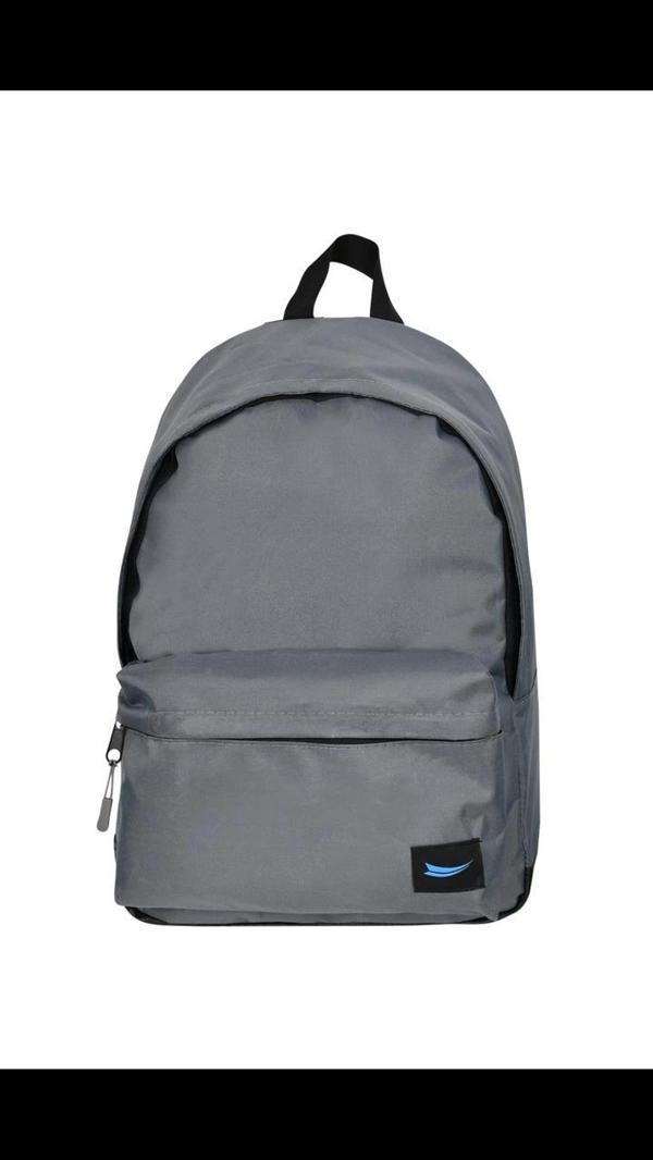 Spor Unisex Sırt Çantası Su Geçirmez Kumaş Gri - Image 1