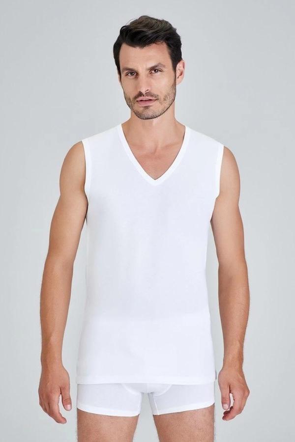 MDB Kom Barry 2'li Paket Derin V Yaka Kolsuz Atlet - Image 1