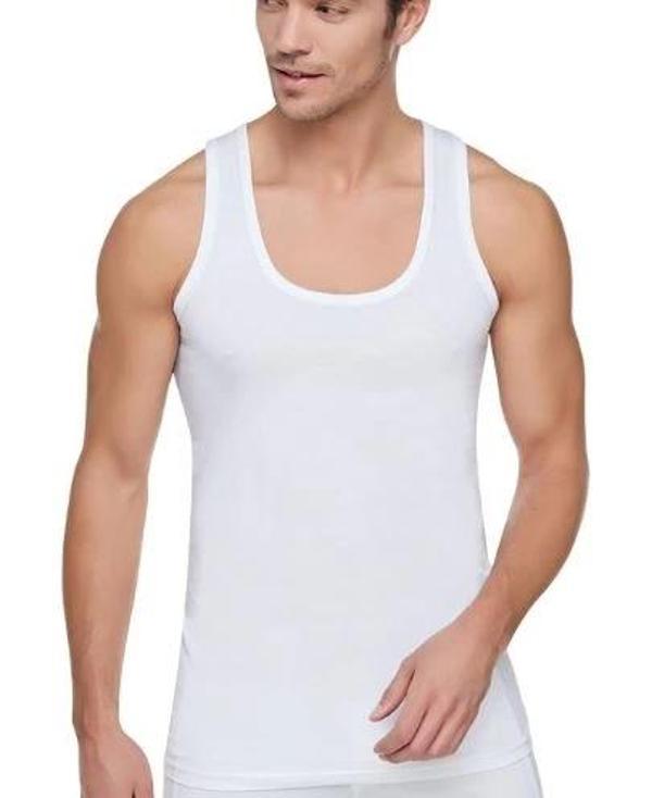 MDB Tutku 0101 Erkek %100 Pamuk Penye Atlet - Image 1