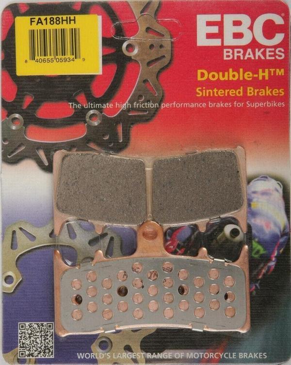 Ebc Fa188Hh 1998-2002 Kawasaki Ninja ZX-6R Uyumlu Ön Fren Balatası Sinterli Balata - Image 1