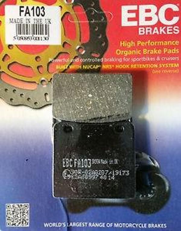 Suzuki Vl 1400 Intruder Arka Fren Balatası Ebc Fa103 Bala - Image 1