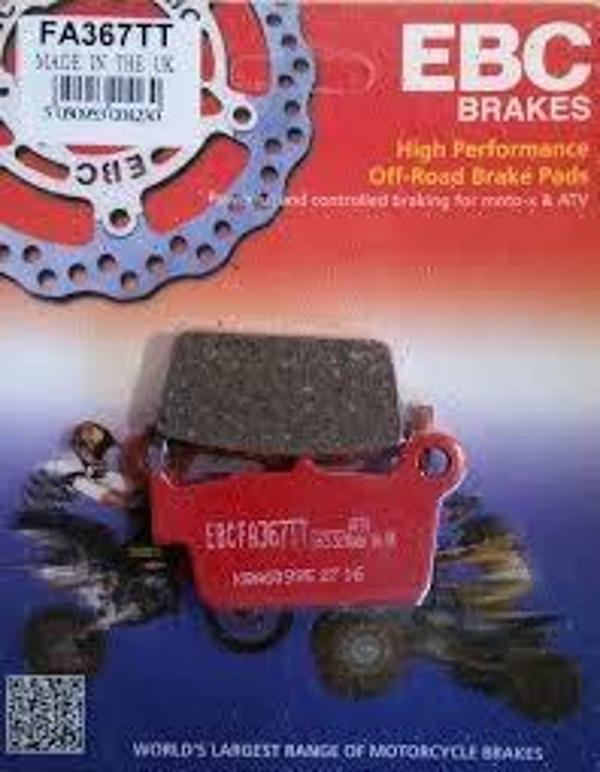 Yamaha Wr 250 R Arka Fren Balatası Ebc Fa367Tt Karbon Balata - Image 1